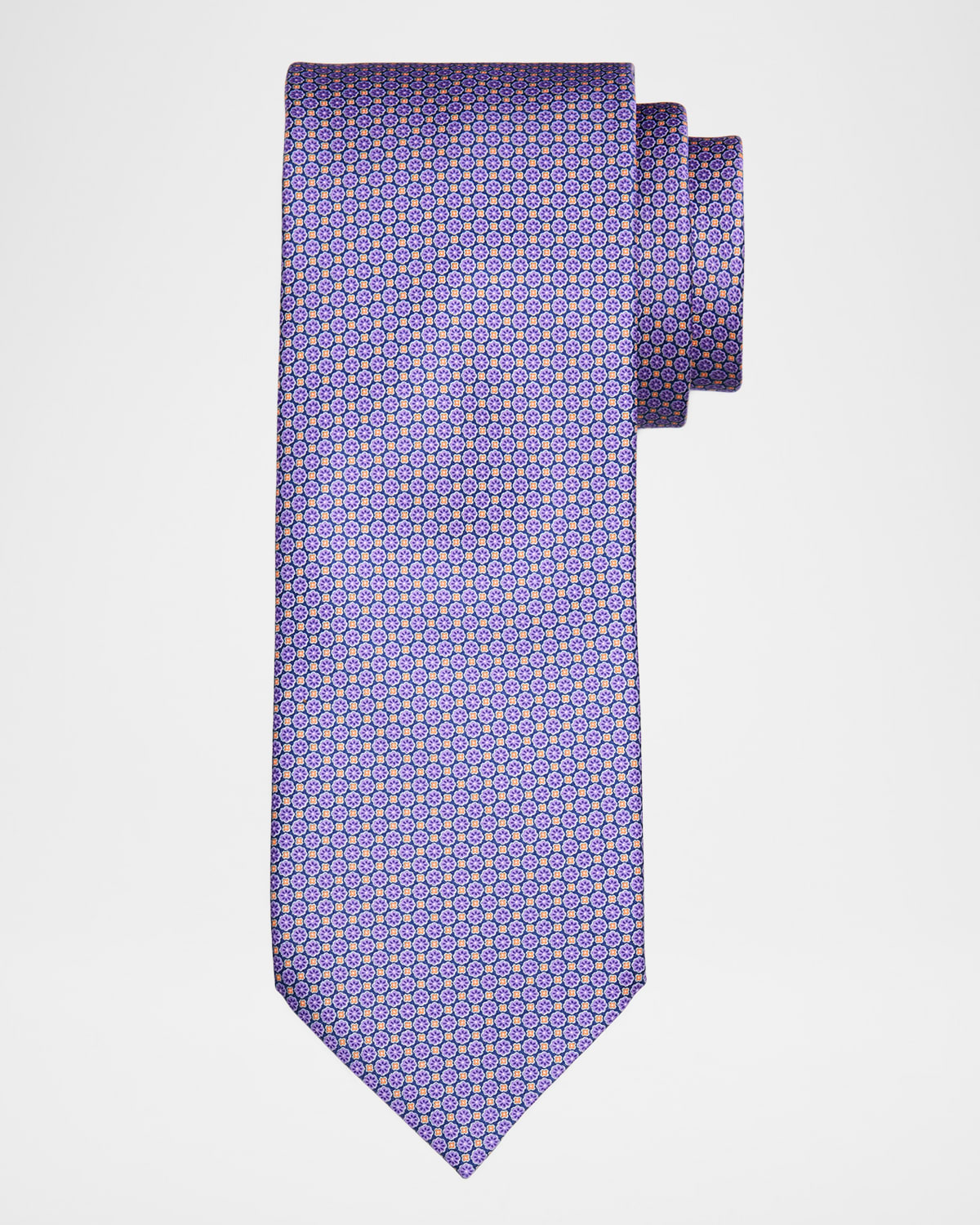 Stefano Ricci Men 's Micro-Floral Silk Tie | Thumbnail 4