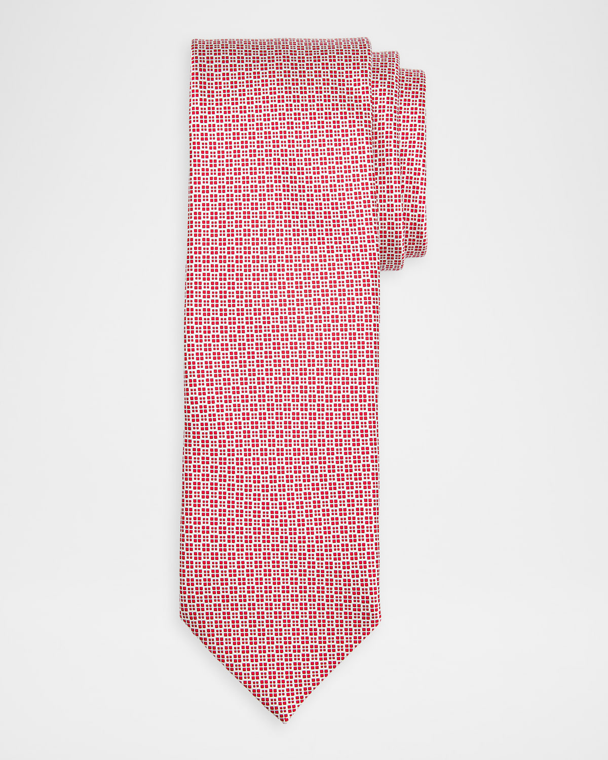 Stefano Ricci Men 's Micro-Geometric Silk Tie | Thumbnail 4