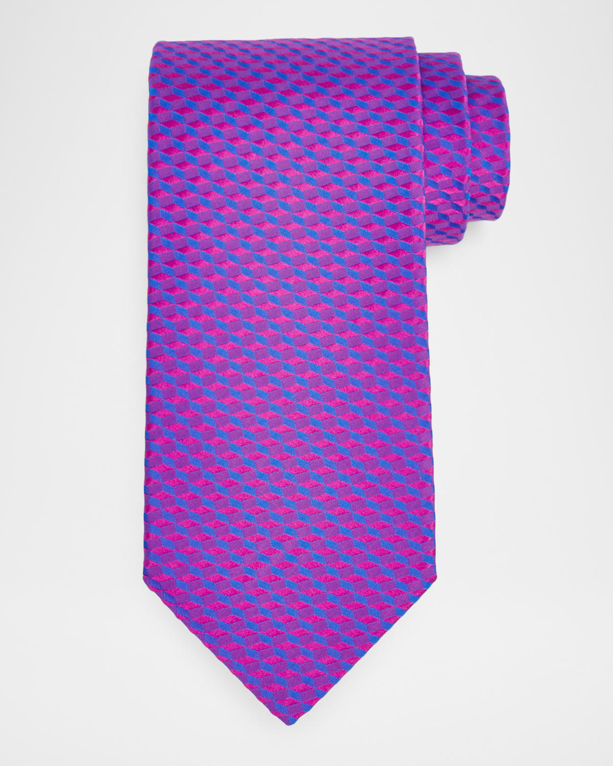 Stefano Ricci Men 's Woven Geometric Silk Tie | Thumbnail 4