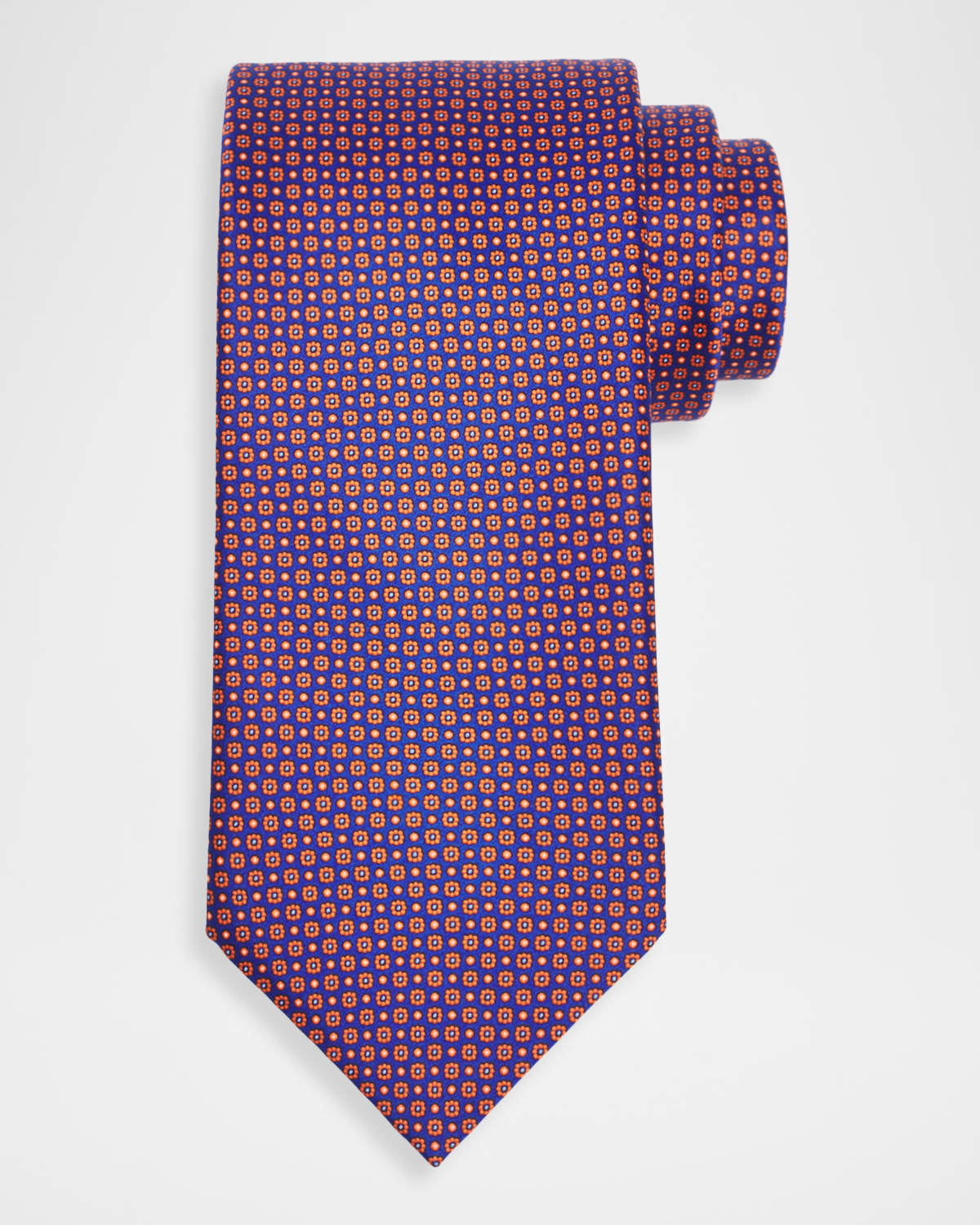 Stefano Ricci Men 's Handmade Printed Silk Tie | Thumbnail 4 Stefano Ricci Men 's Handmade Printed Silk Tie | Thumbnail 4