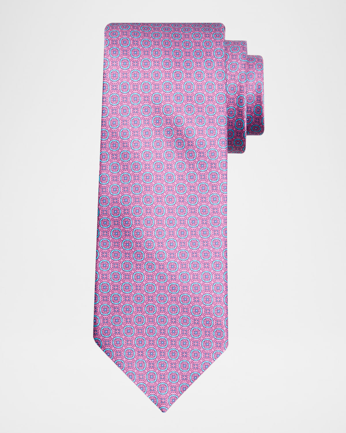 Stefano Ricci Men 's Geometric-Circle Silk Tie | Thumbnail 4