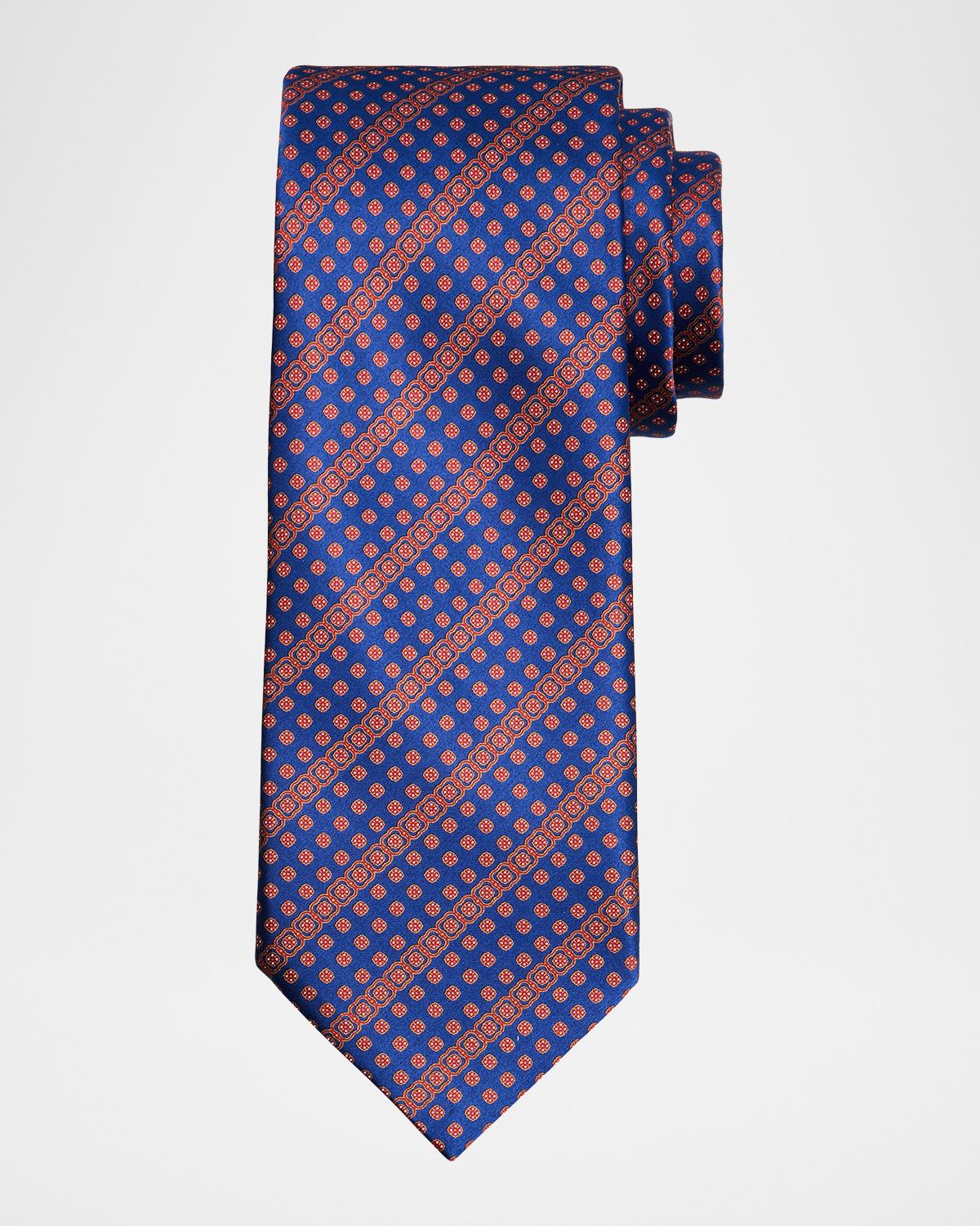Stefano Ricci Men's Geometric Stripe Silk Tie