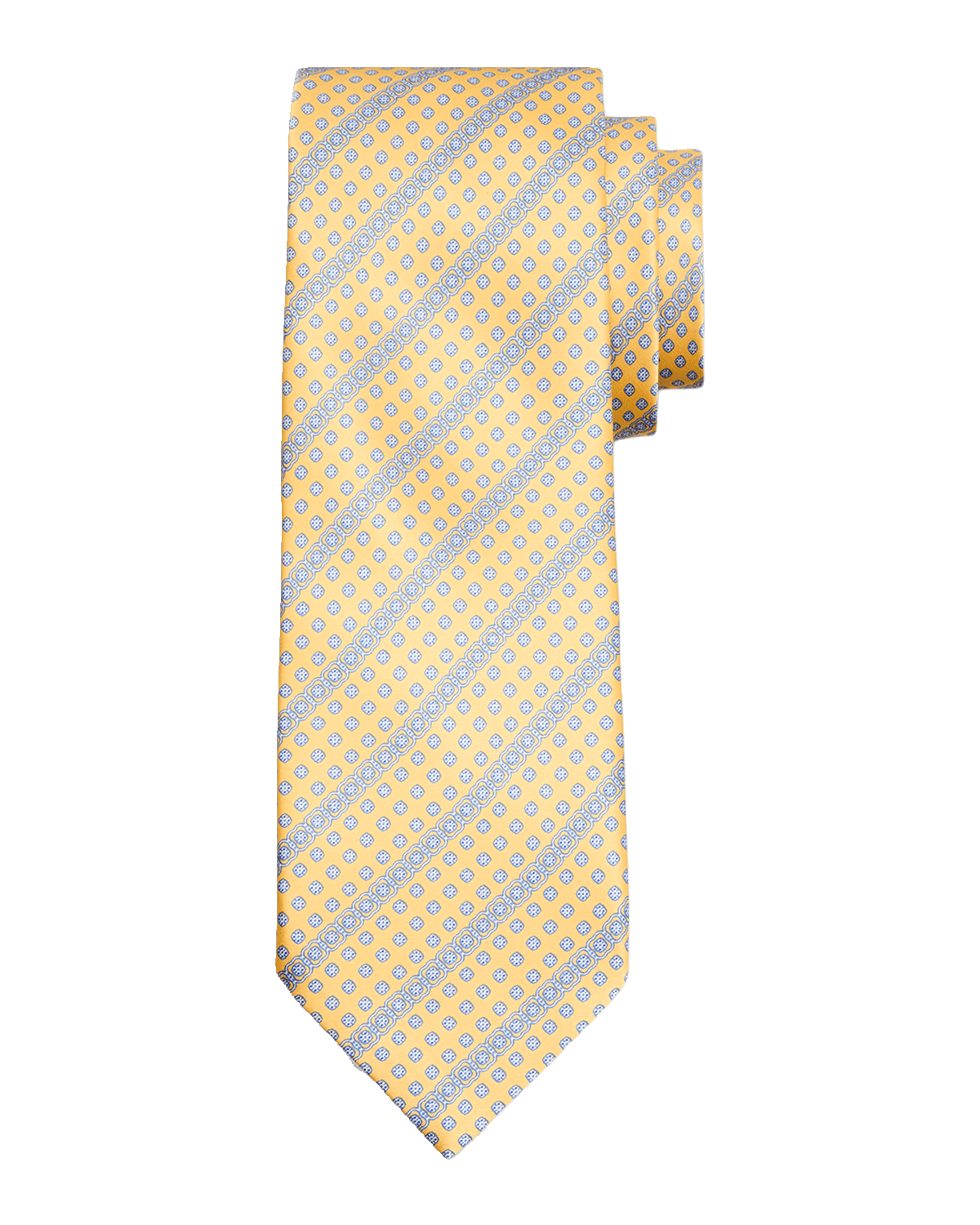 Stefano Ricci Men 's Geometric Stripe Silk Tie | Thumbnail 2 Stefano Ricci Men 's Geometric Stripe Silk Tie | Thumbnail 2