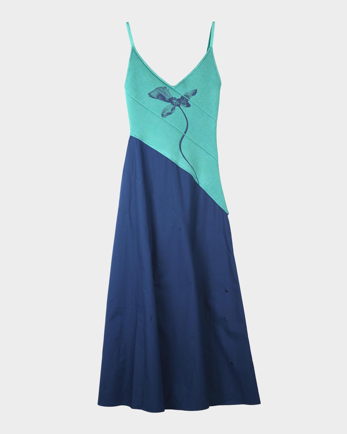 PH5 Barley Mixed-Media Maxi Dress