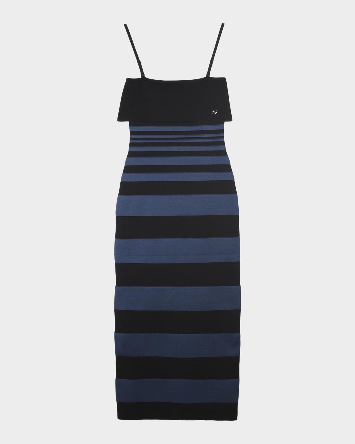PH5 Daphne Striped Bandage Midi Dress