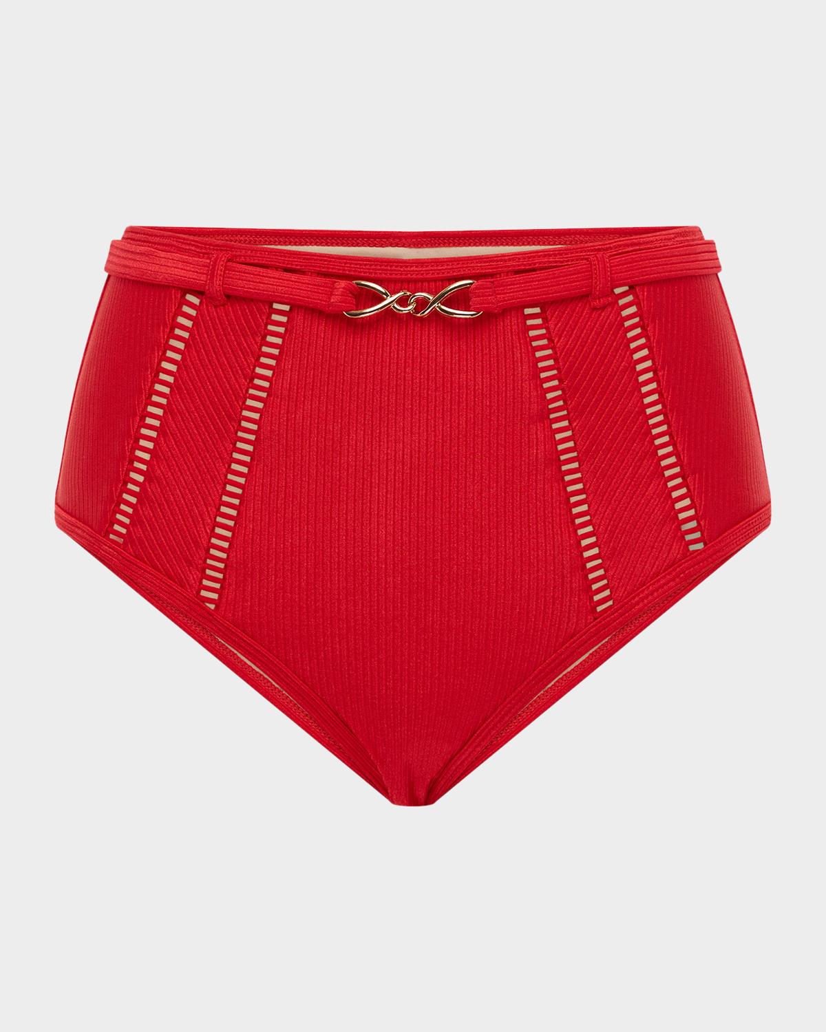 Aqua Blu Australia Marilyn High-Waist Bikini Bottoms