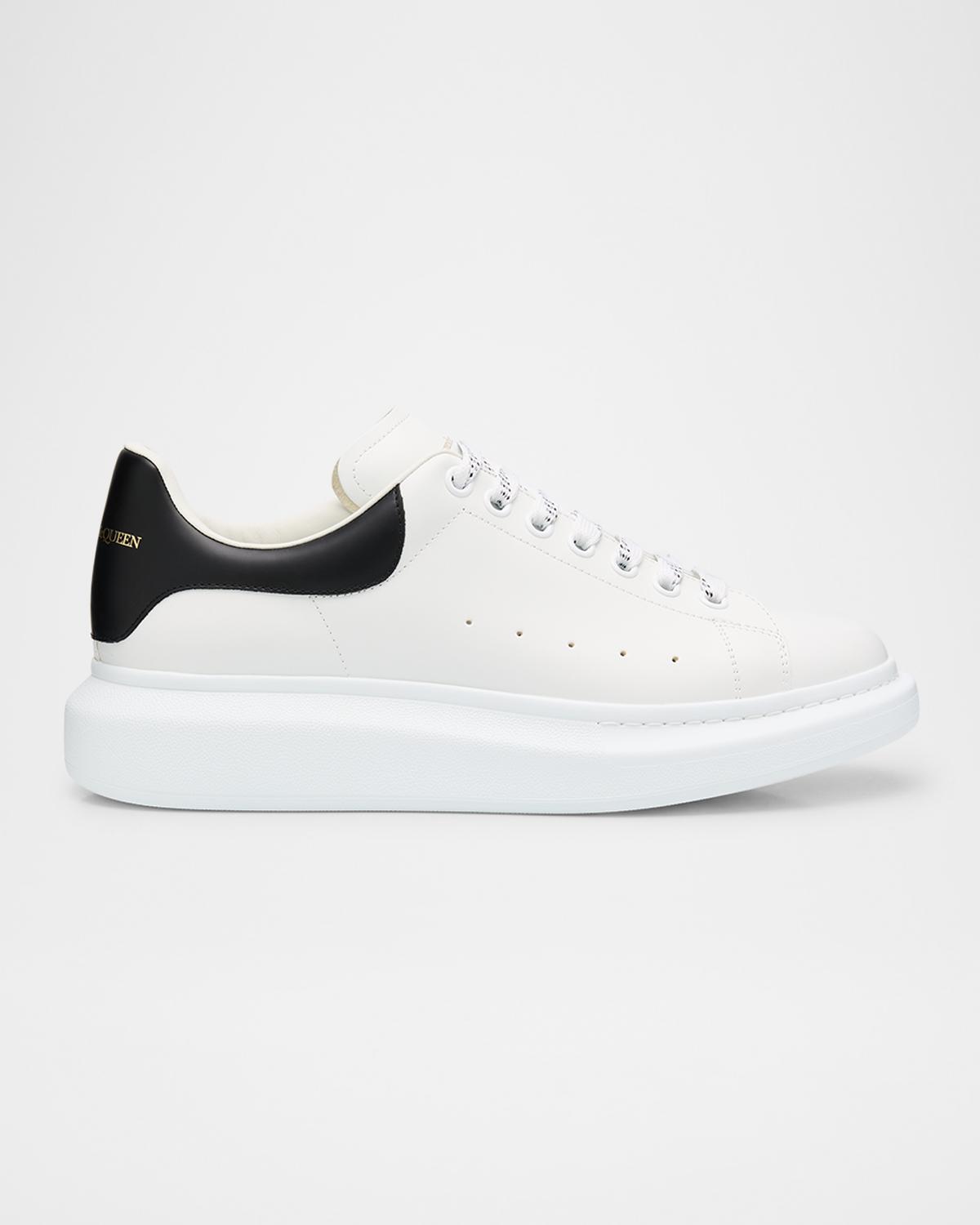 McQueen Men's Smooth Leather Oversized Sneakers