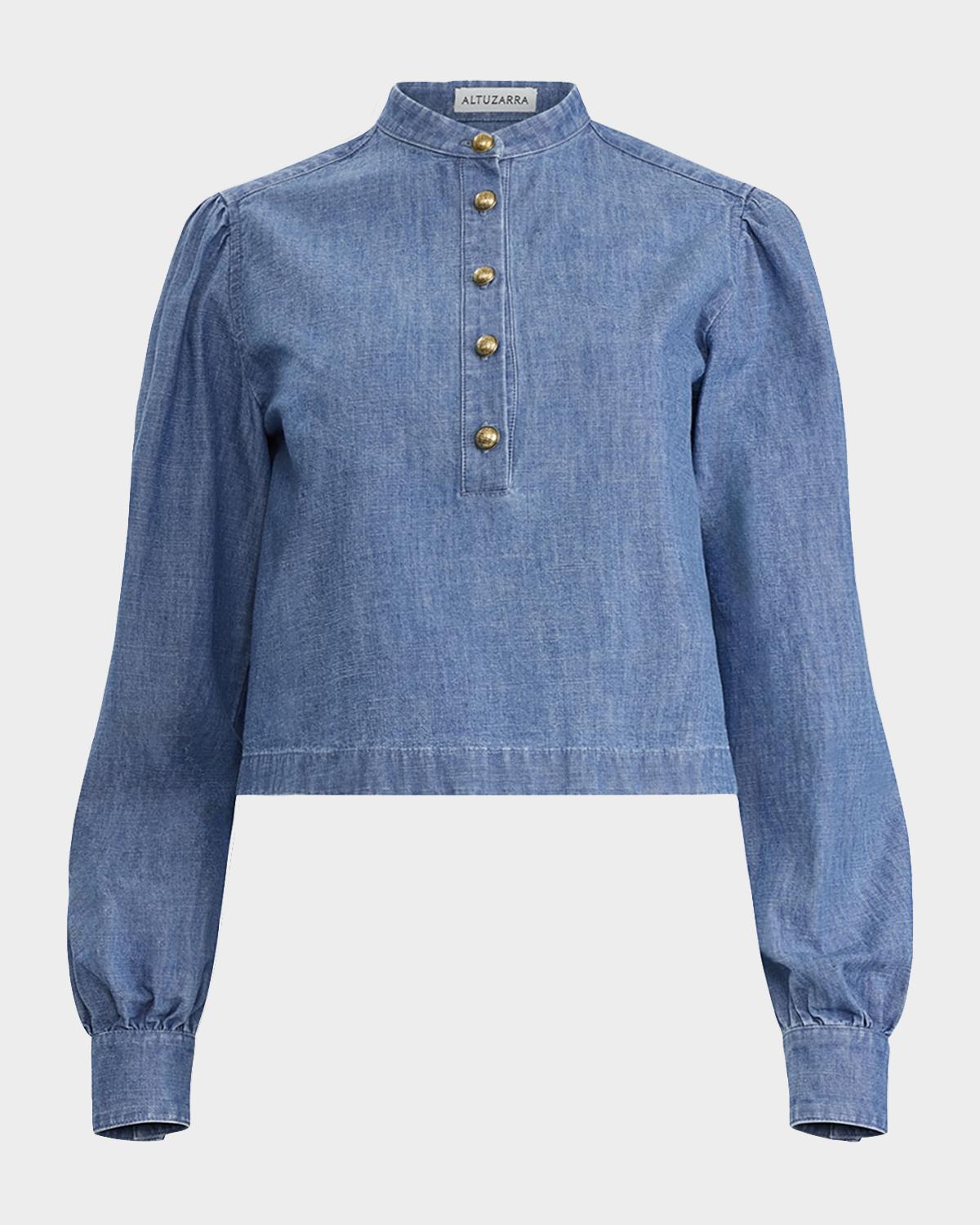Altuzarra Margot Long-Sleeve Top