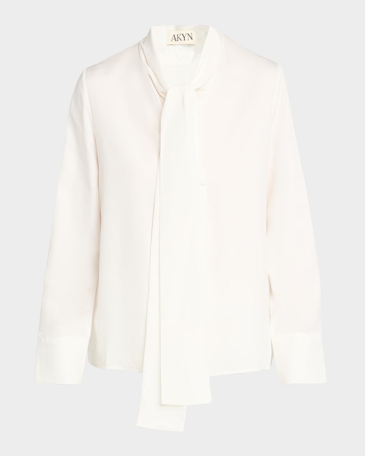 Akyn Studio Viola Tie-Neck Shirt