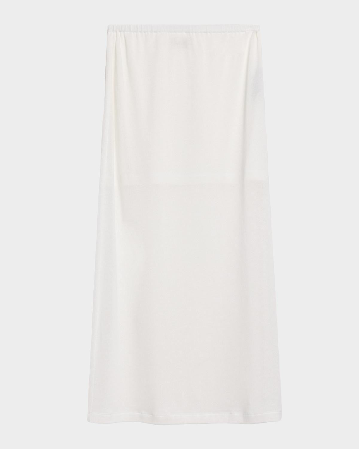 Akyn Studio Ada Sheer Jersey Midi Skirt