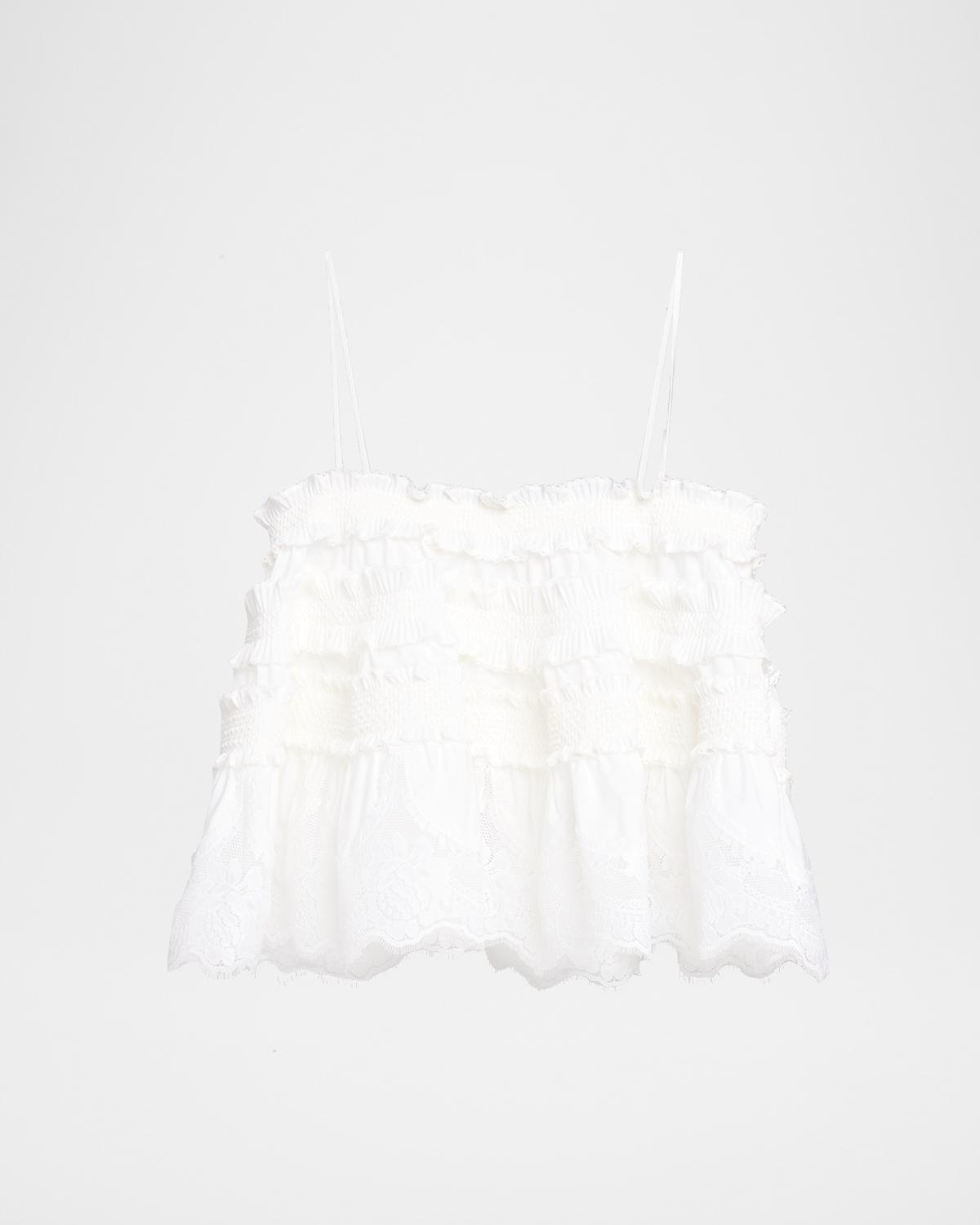 Zimmermann Alchemy Shirred Bandeau Top