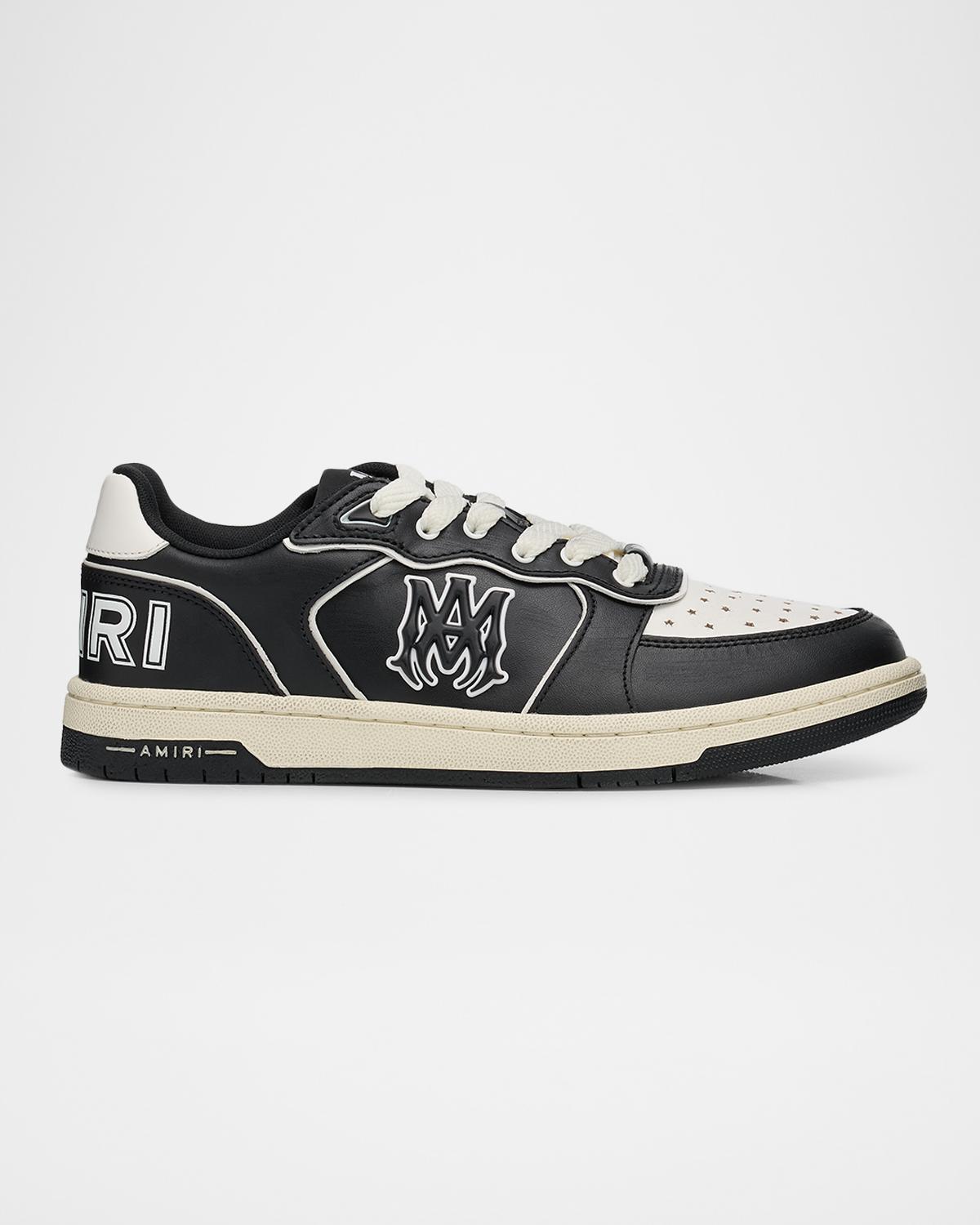 Amiri Men's Newport Two-Tone Leather Low-Top Sneakers