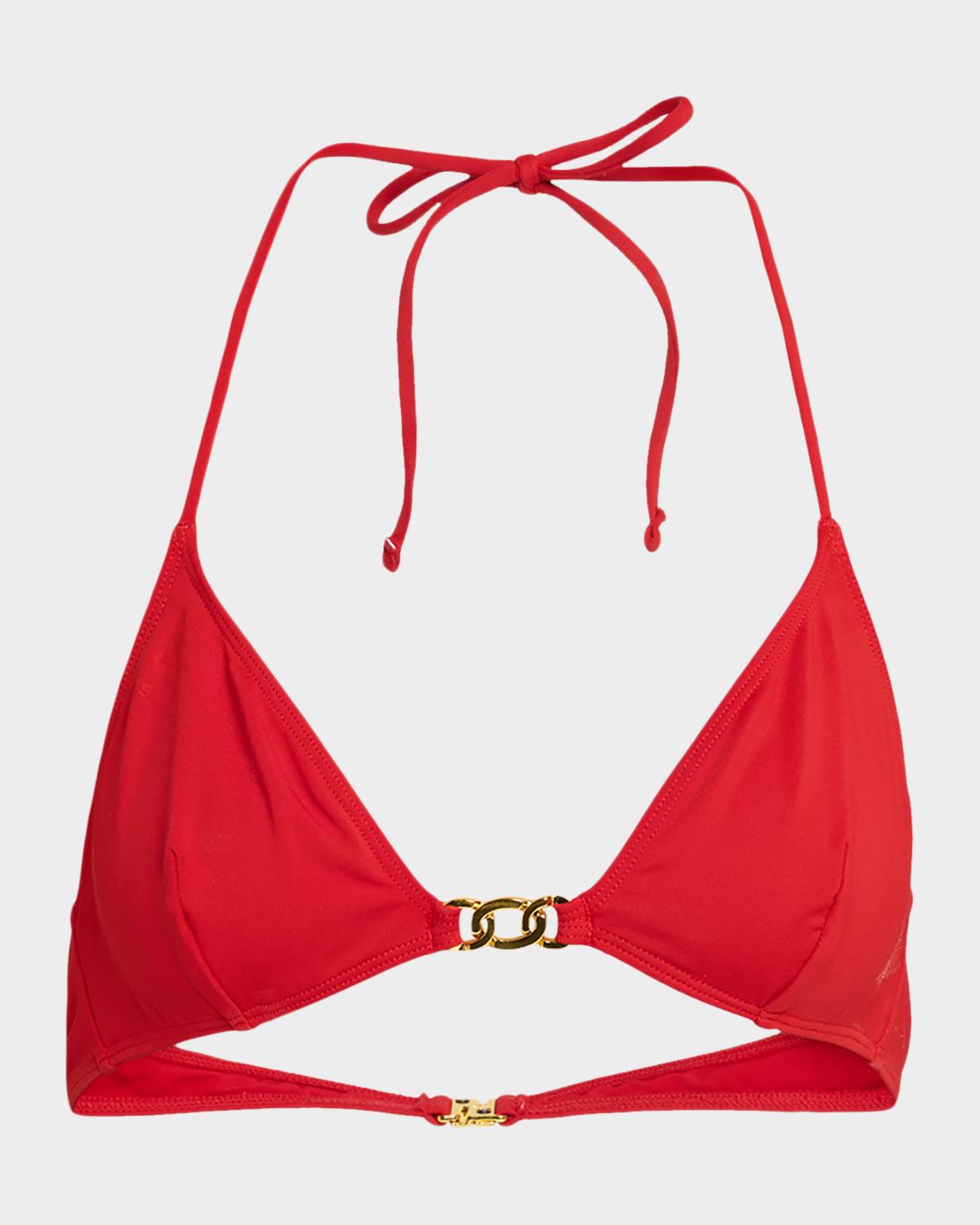 Nili Lotan Chain Triangle Two-Piece Swimsuit