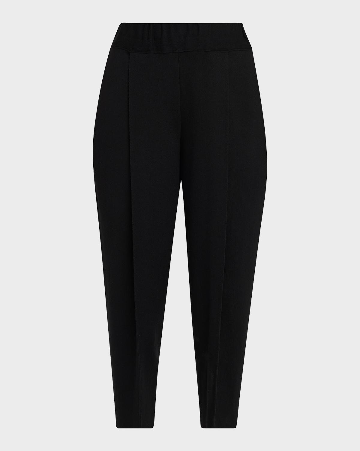 Issey Miyake Campagne Tapered Stretch Cotton Trousers