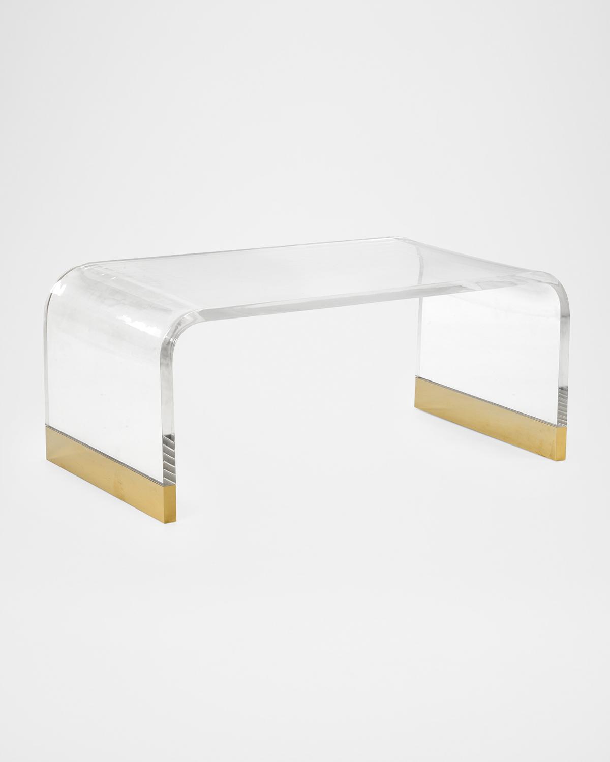 Acrylic Waterfall Coffee Table