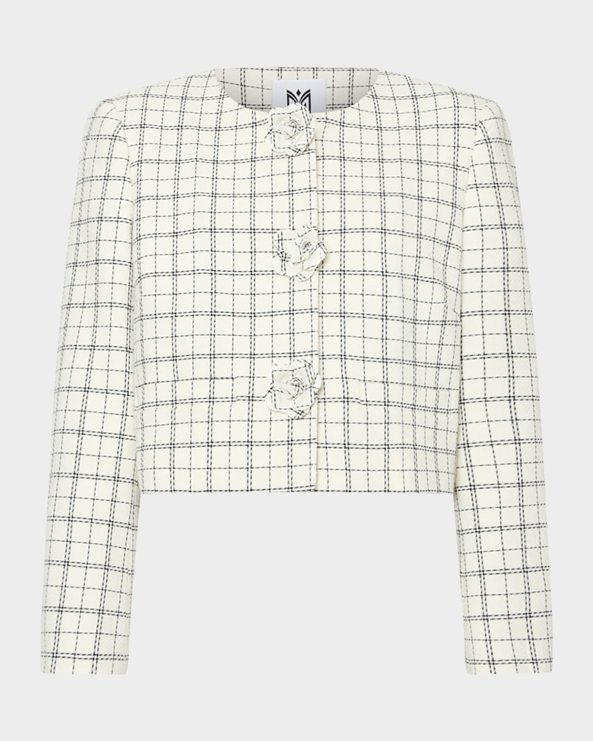 Milly Mika Plaid Jacket In Multi