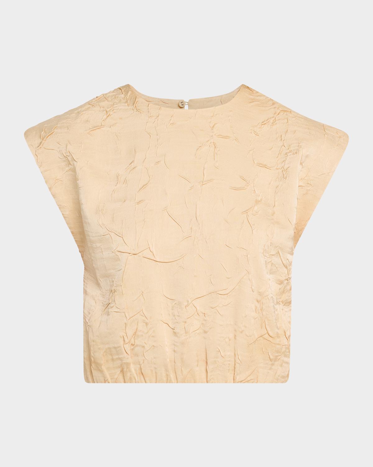 Ulla Johnson Gisella Satin Crop Top