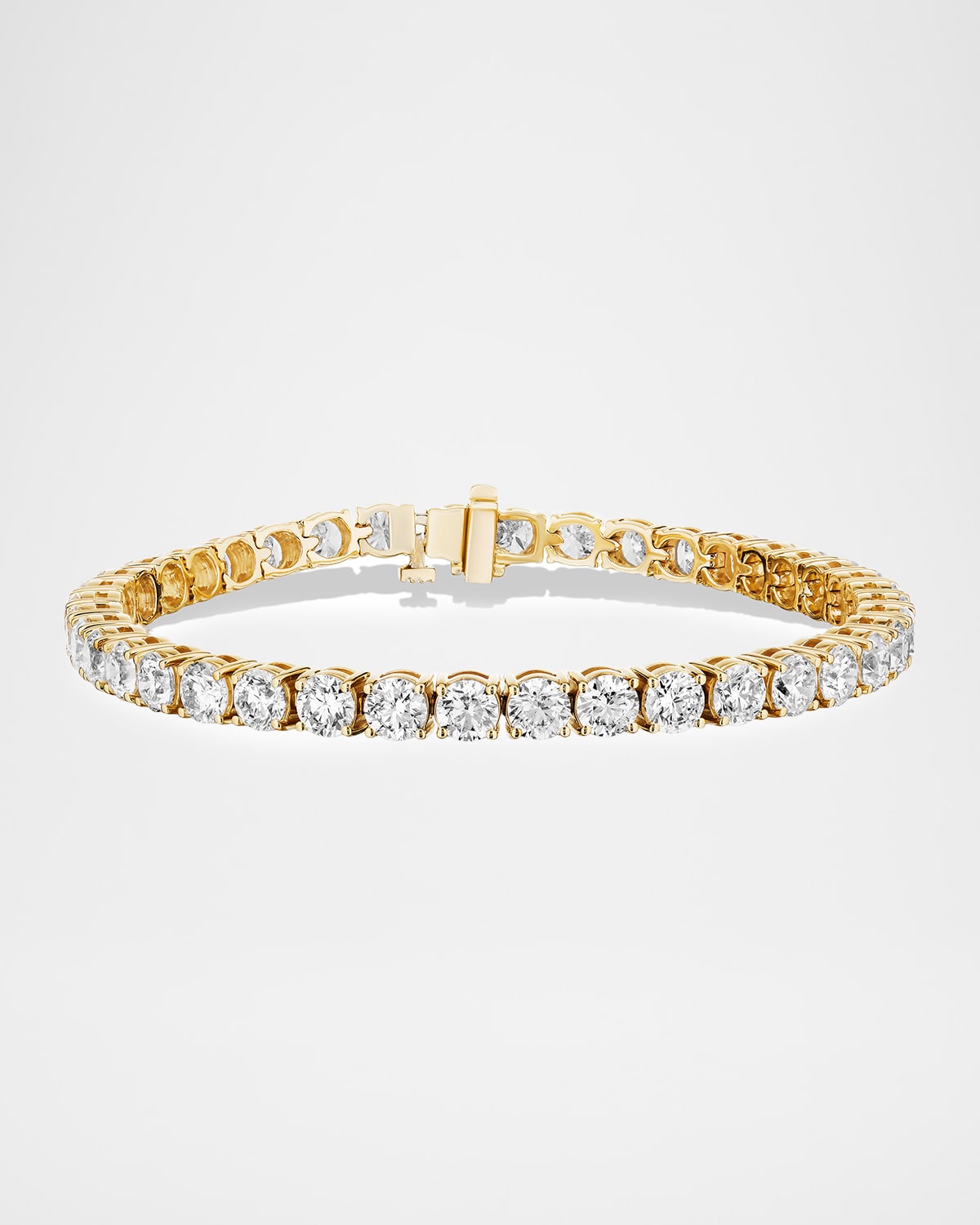 Neiman Marcus Diamonds 18K Yellow Gold Diamond Tennis Bracelet