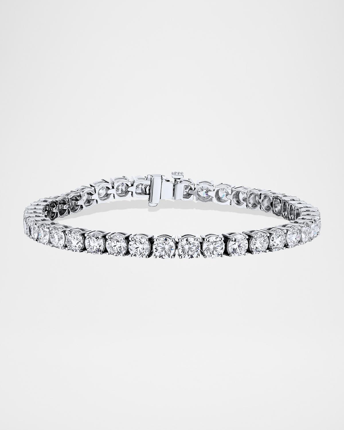 18K White Gold Diamond Tennis Bracelet