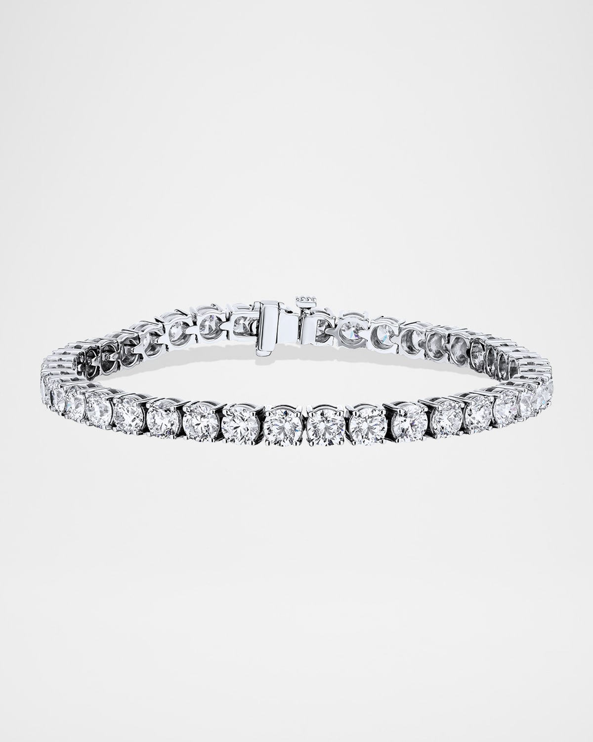 Neiman Marcus Diamonds 18K White Gold Diamond Tennis Bracelet