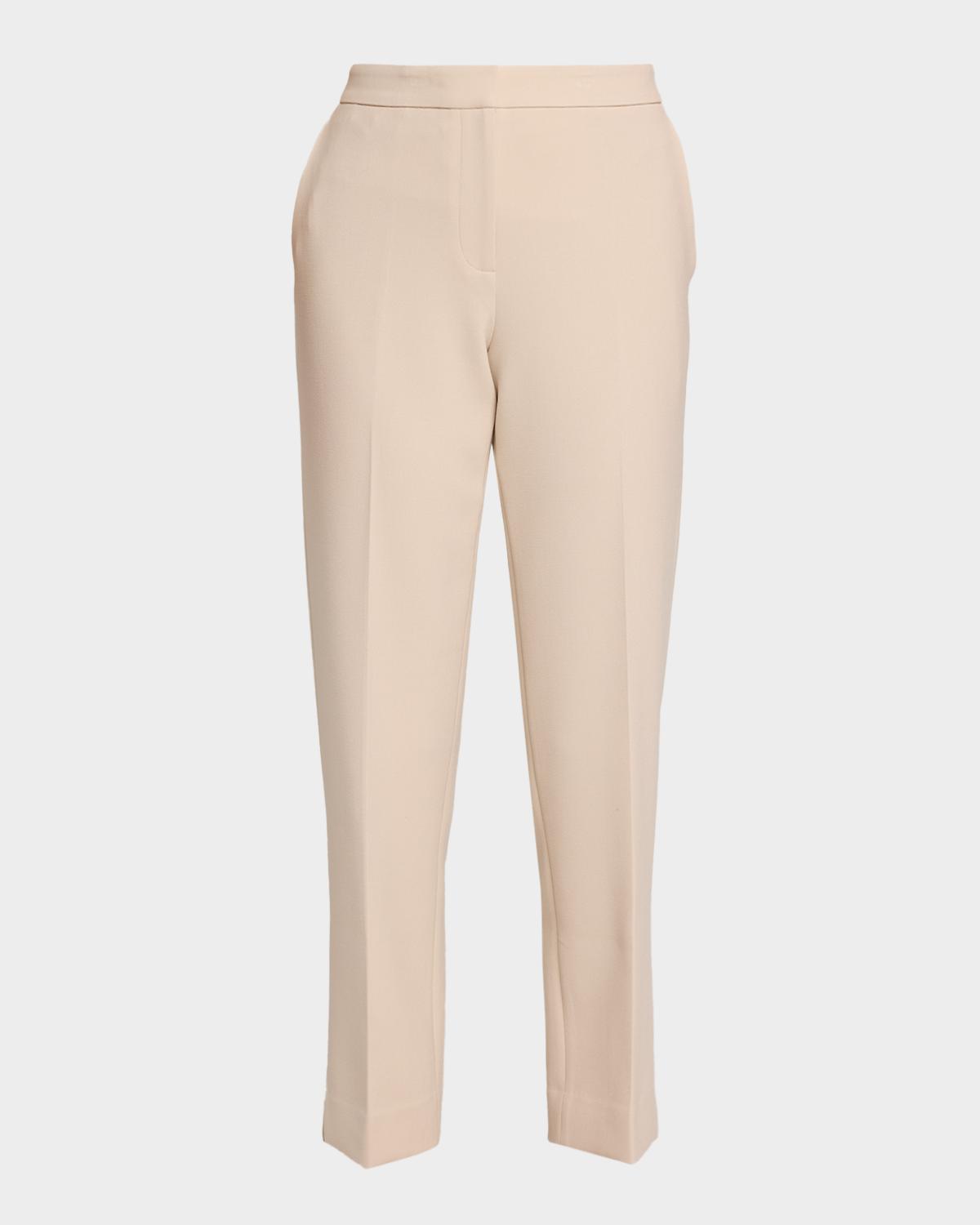 Ungaro June Stretch Crepe Slim-Straight Pants