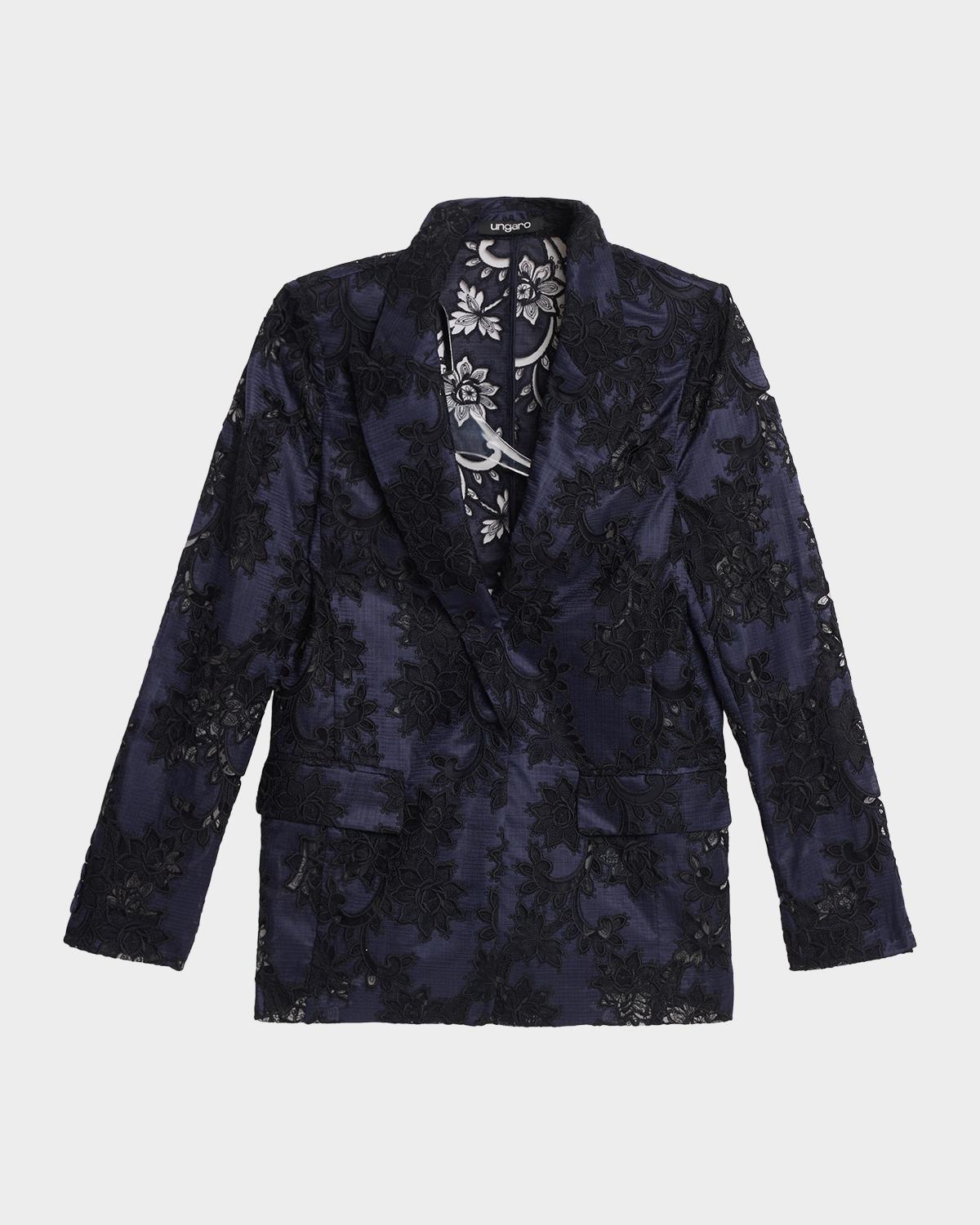 Ungaro Cornelia Lace-Inset Jacket