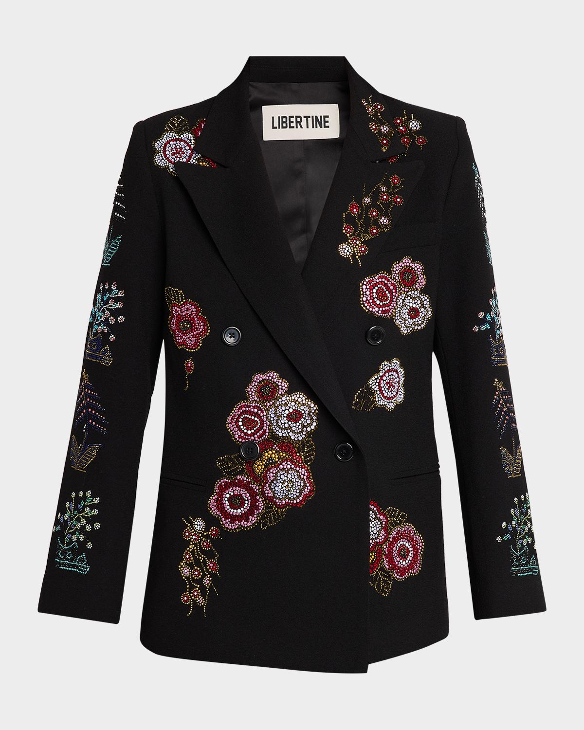 Libertine Colette Embellished Double-Breasted Jacket