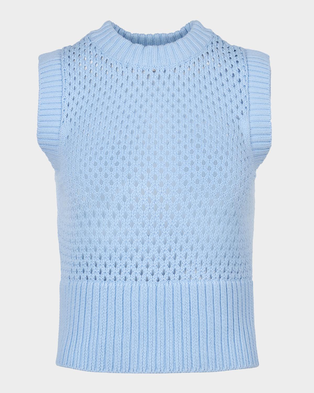 Smythe Mesh Knit Sweater Vest