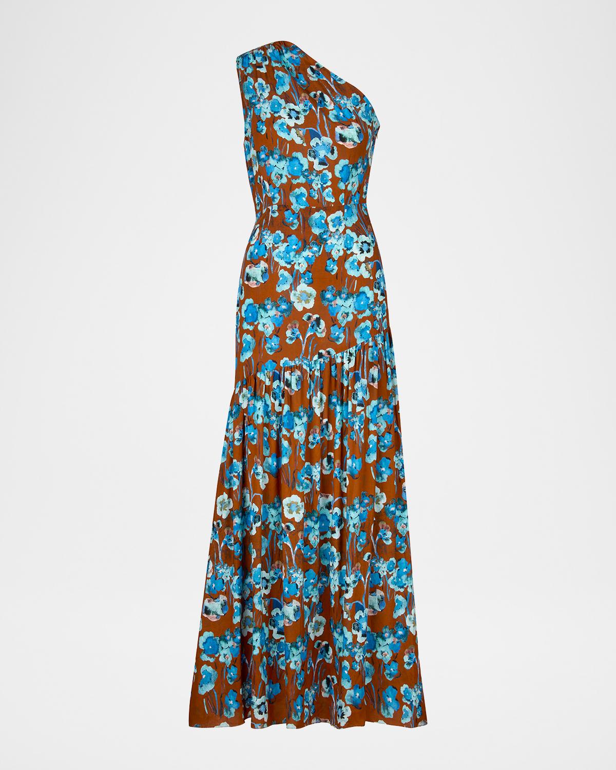 Smythe Duchess Floral Drop-Waist Maxi Dress