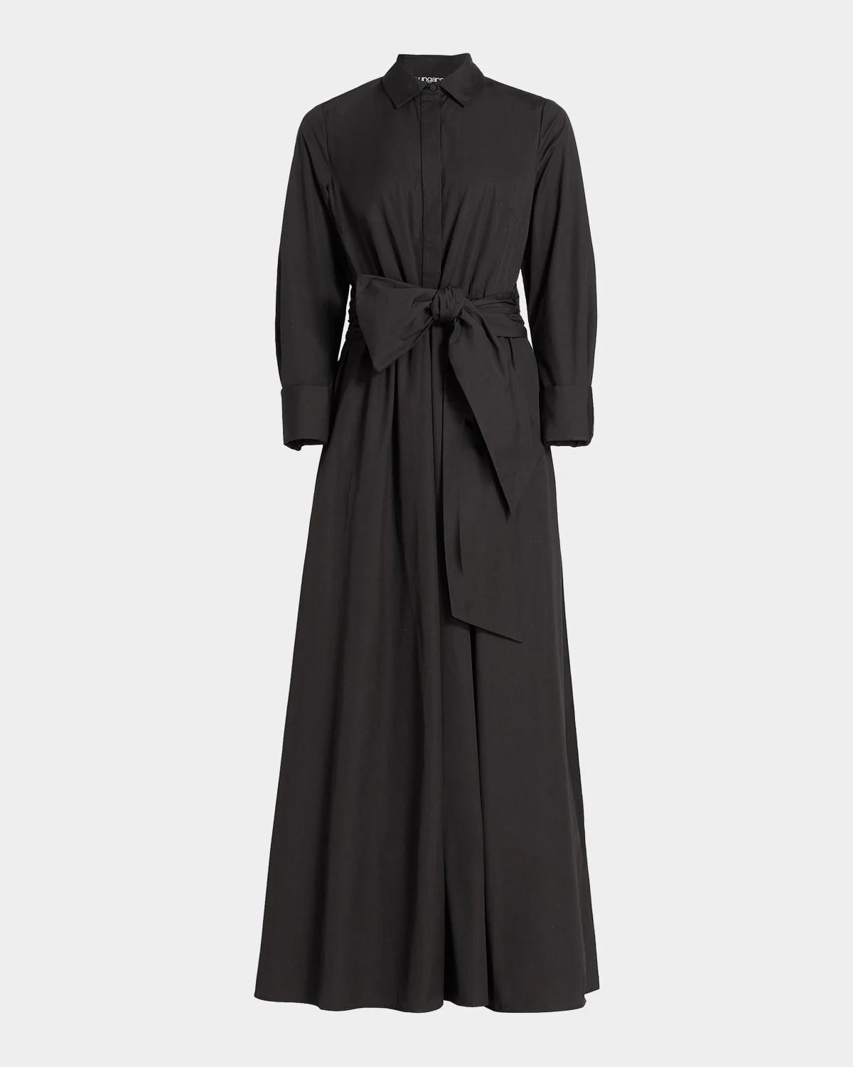 Ungaro Harriet Belted Maxi Shirtdress