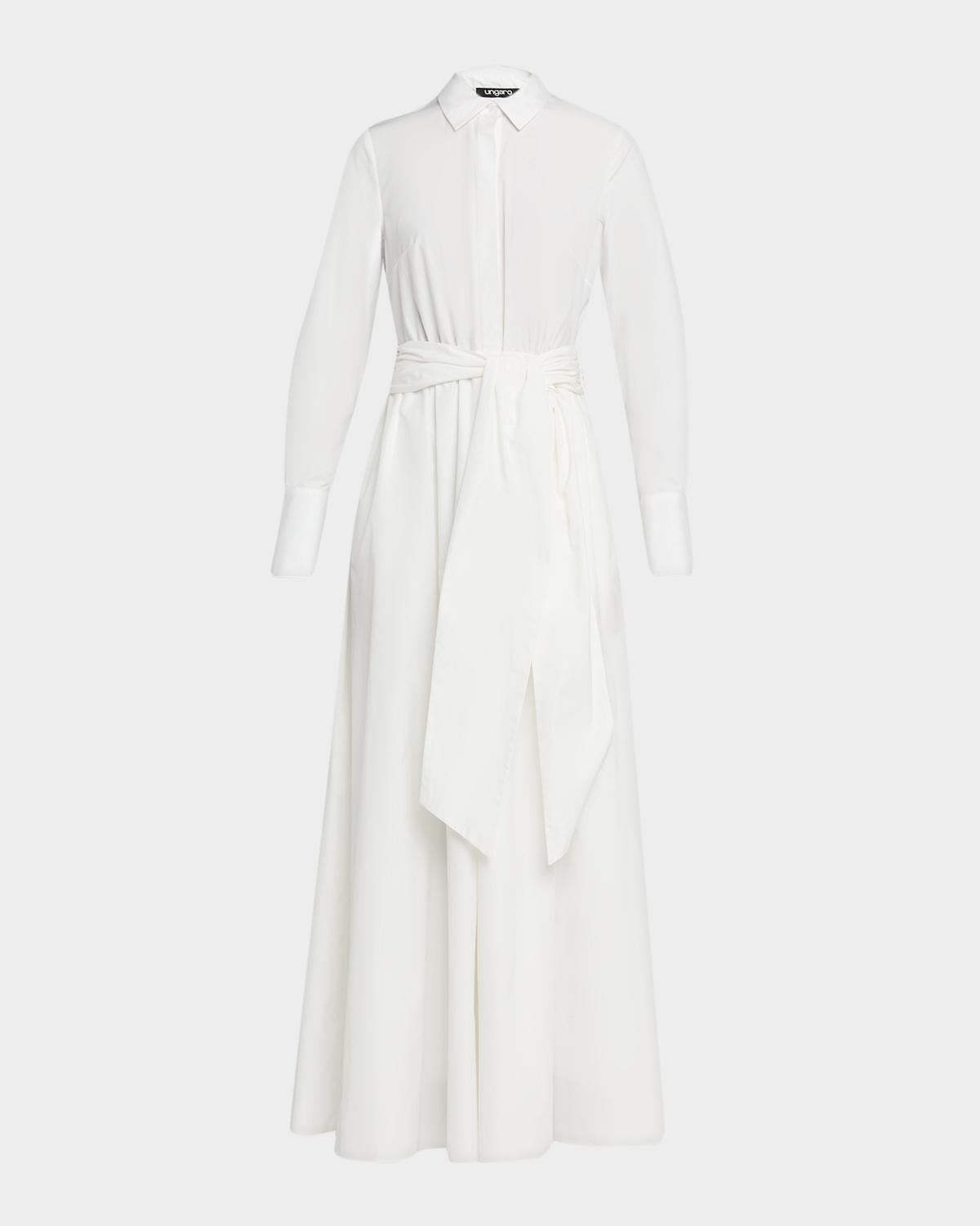 Ungaro Harriet Belted Maxi Shirtdress