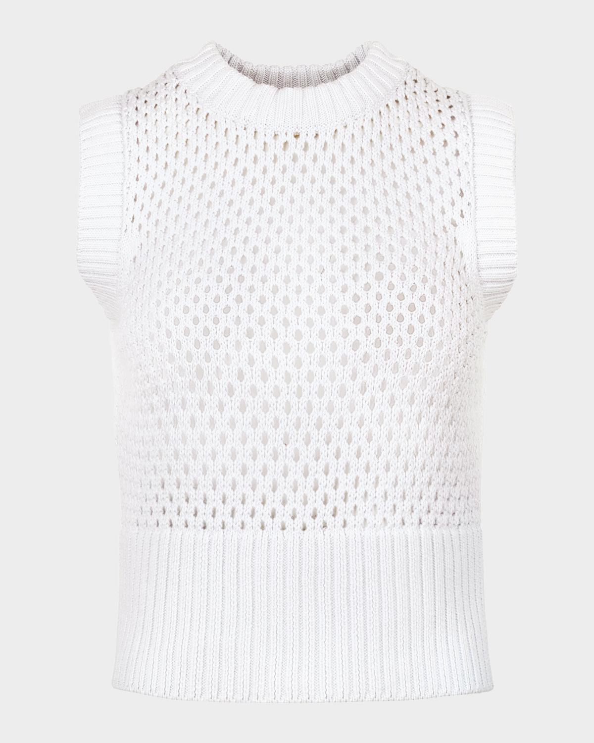 Smythe Mesh Knit Sweater Vest