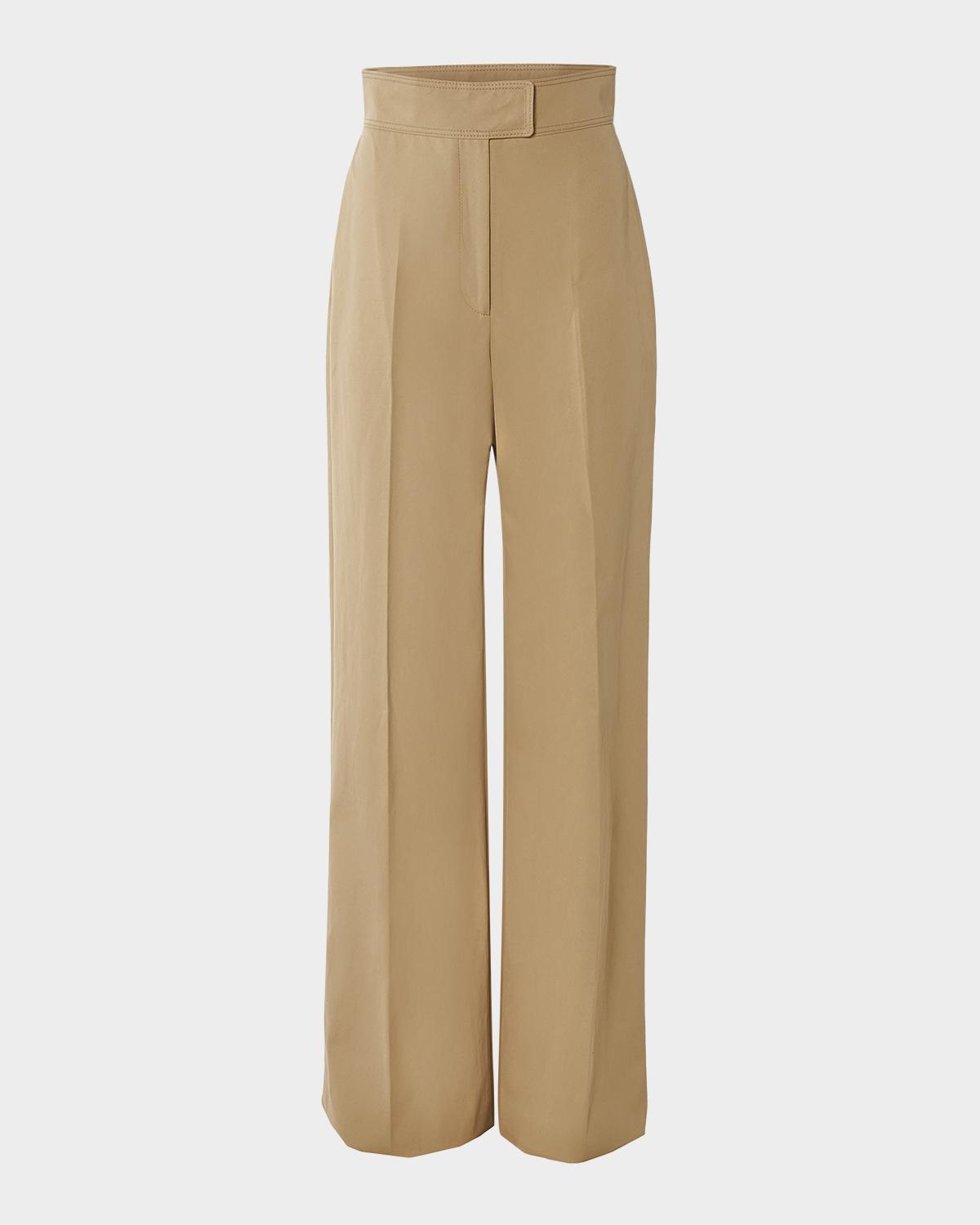 Diane High-Waisted Wide-Leg Pants