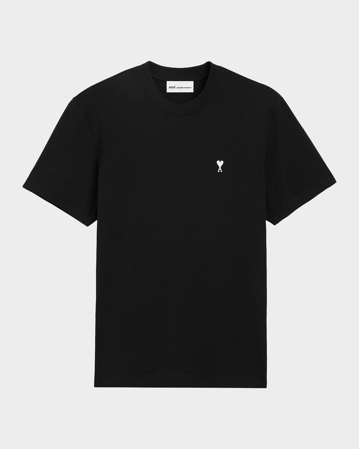 Ami Paris Men 's Cotton Ami De Coeur Cotton Crewneck T-Shirt - Men's Clothing