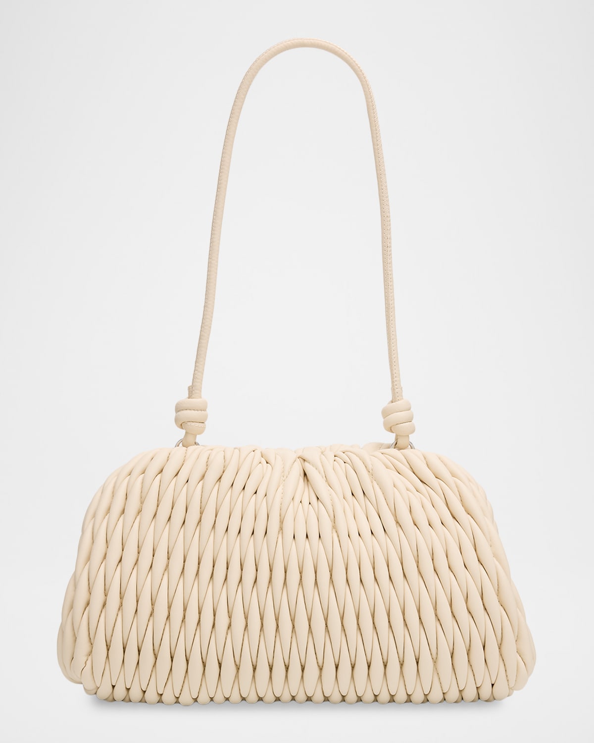 Elio Quilted Vegan Leather Clutch Bag