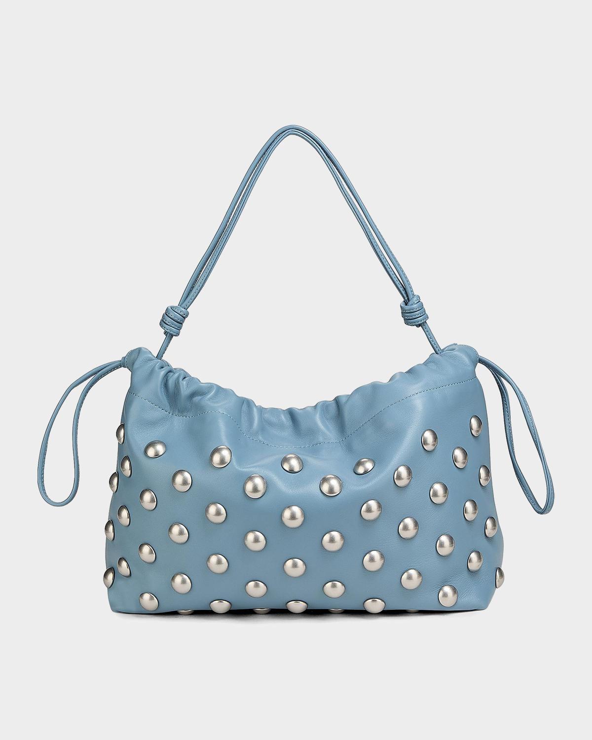 Arlo Studded Vegan Leather Shoulder Bag