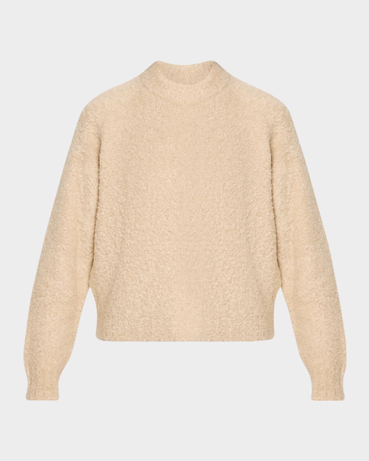 6397 Mock-Neck Wool-Blend Sweater