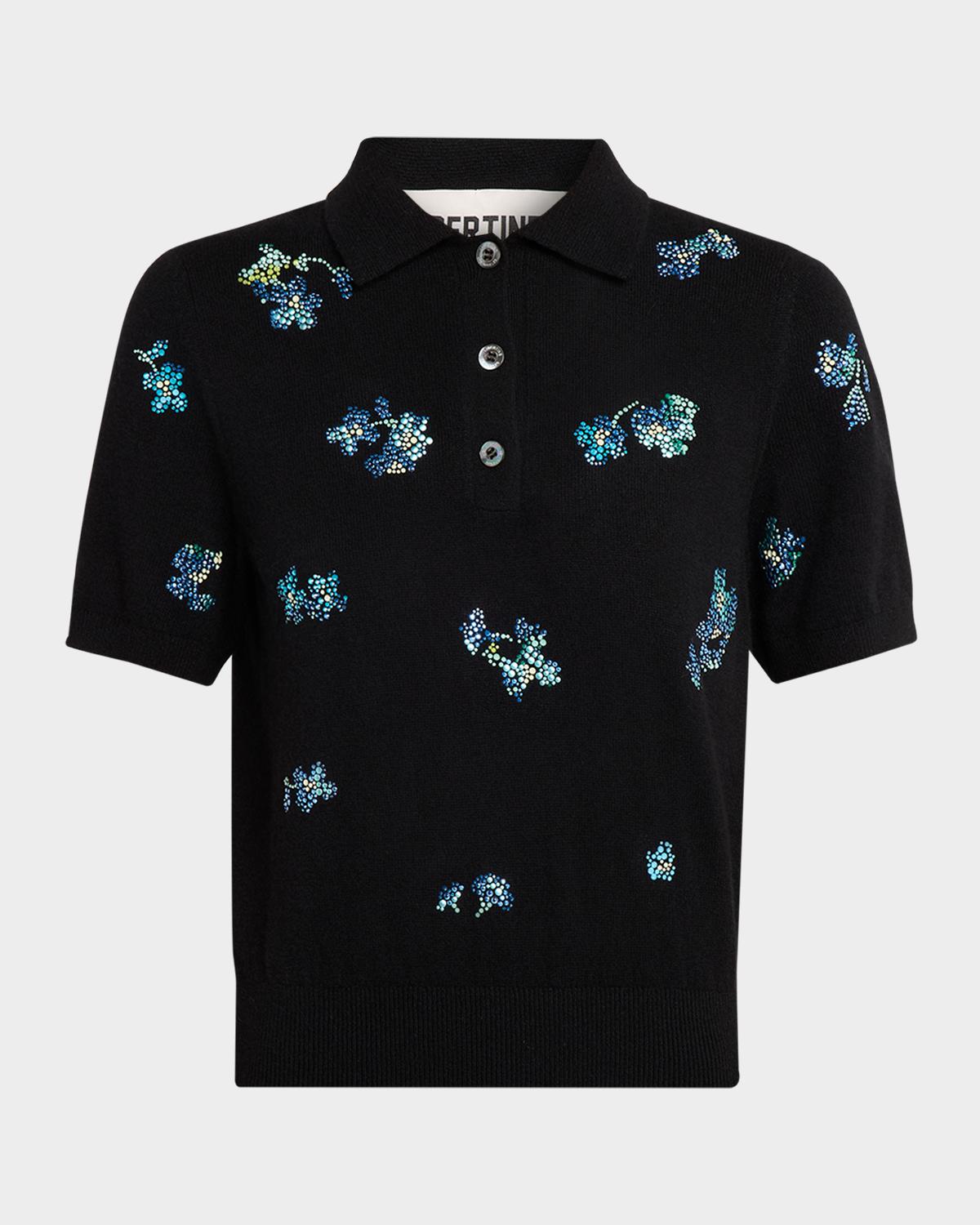 Libertine Bluebell Lane Cashmere Polo Sweater
