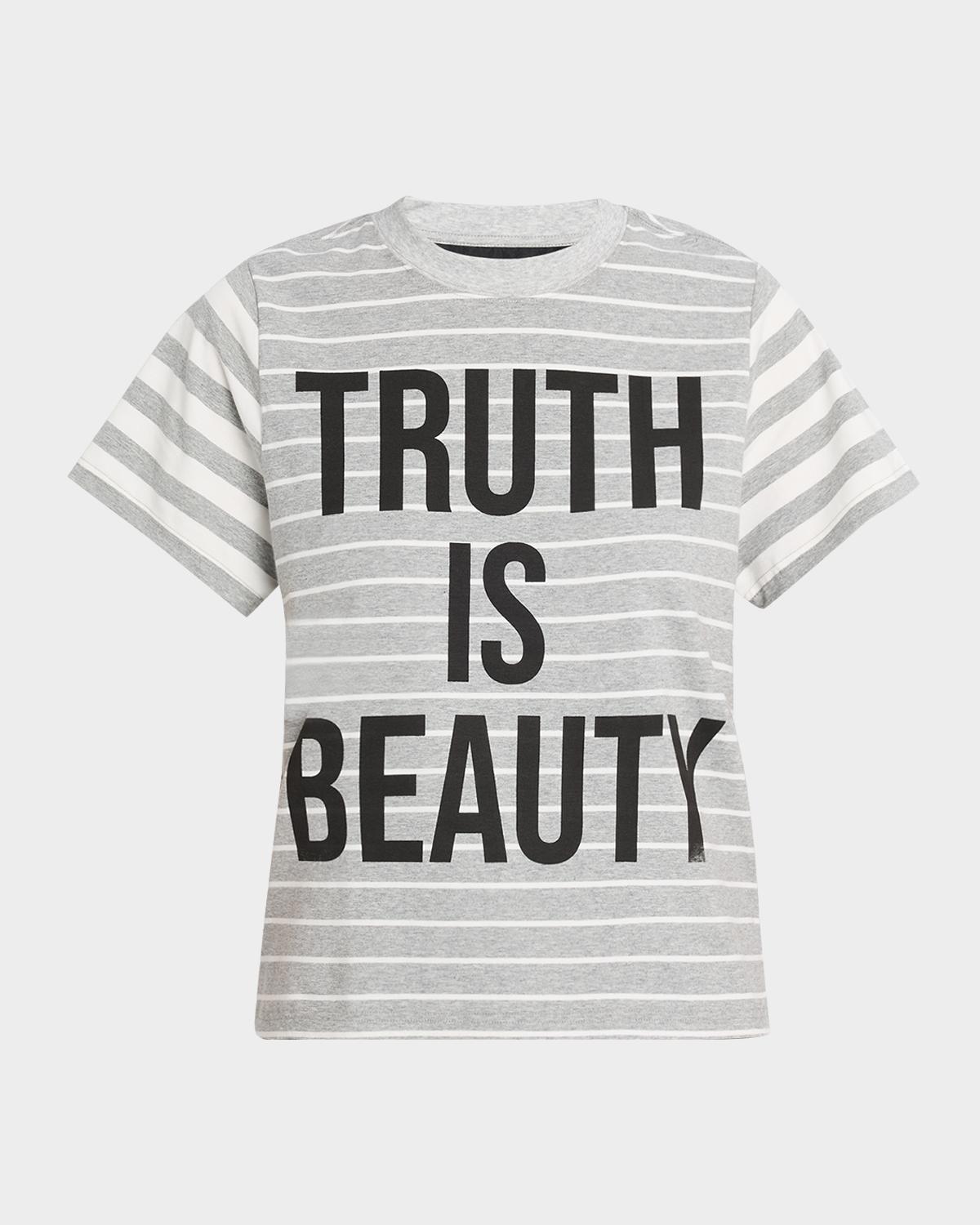 Libertine Truth Is Beauty Striped Short-Sleeve T-Shirt