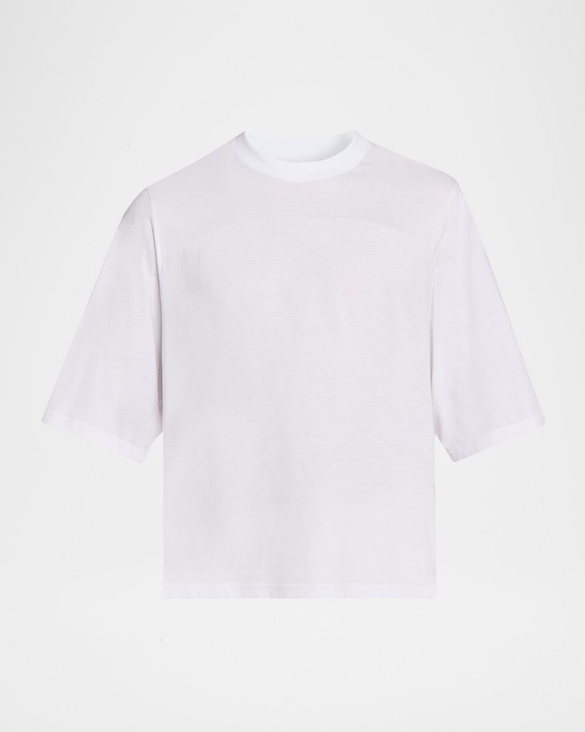 MORDECAI Men's Cotton Jersey Foulard-Print Crewneck T-Shirt