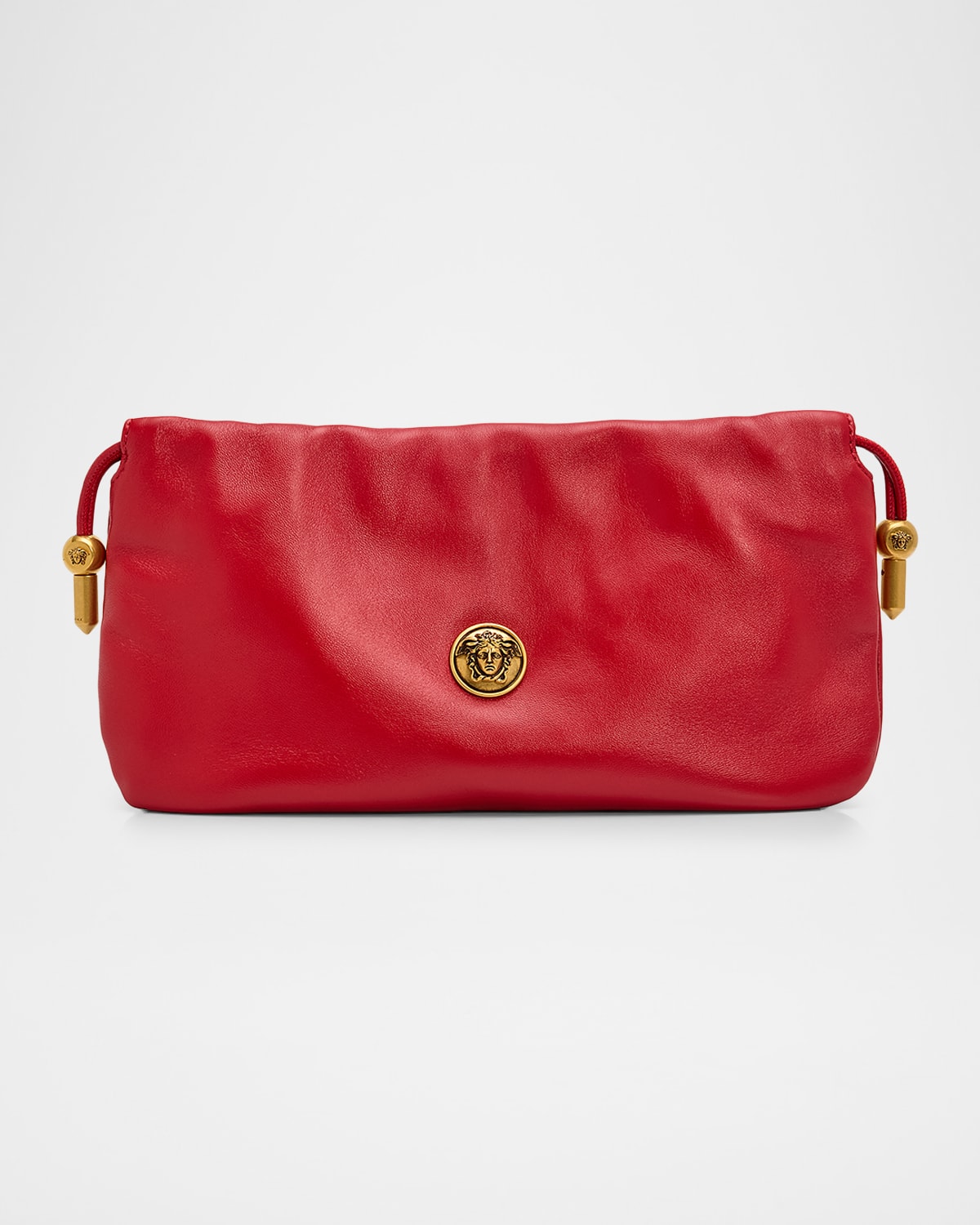 Versace Medusa Lambskin Leather Clutch Bag