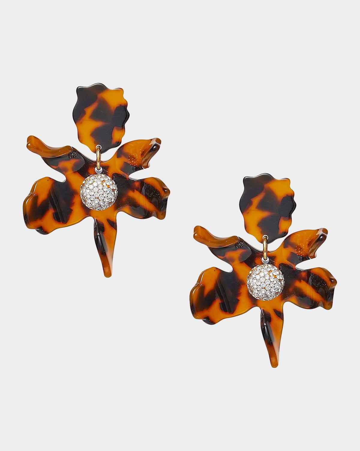 Lele Sadoughi Calla Lily Earrings, Wicker