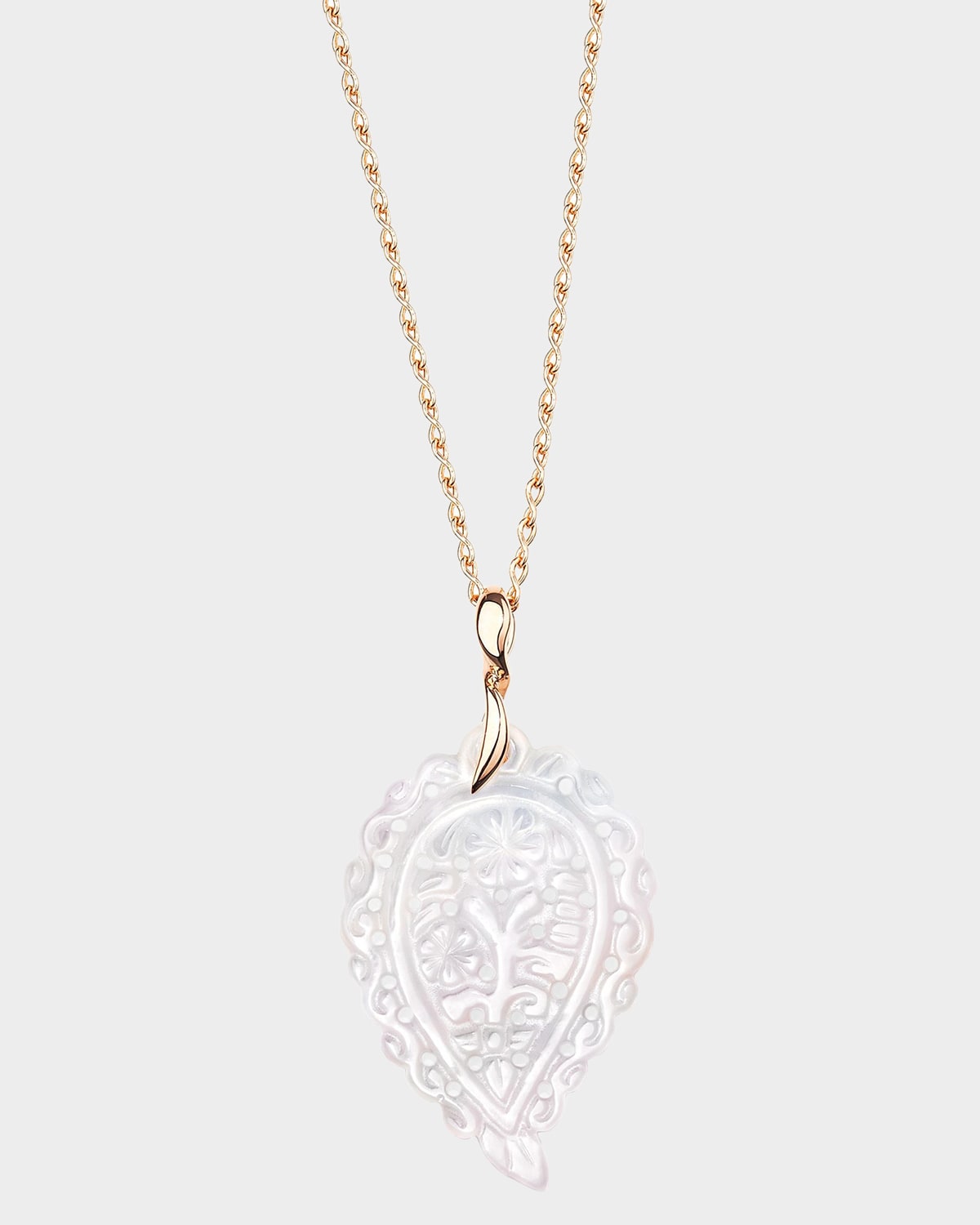 Tamara Comolli 18K Rose Gold Mother-of-Pearl India Medium Pendant