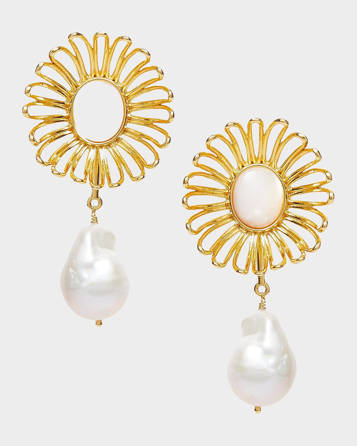 Lele Sadoughi X The Met Renoir Daisy Earrings