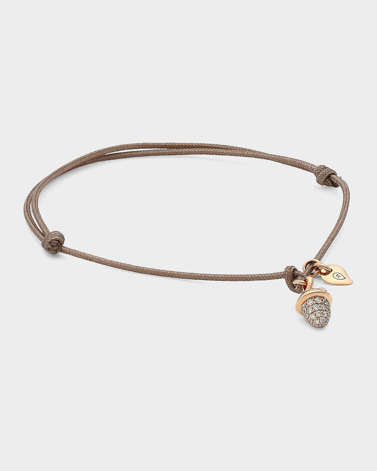 Tamara Comolli 18K Rose Gold & 0.22 TCW Diamond Cord Bracelet