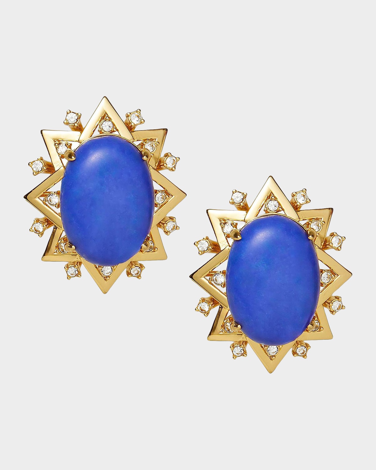 Lele Sadoughi Starlet 14K-Gold-Plated, Crystal & Resin Earrings