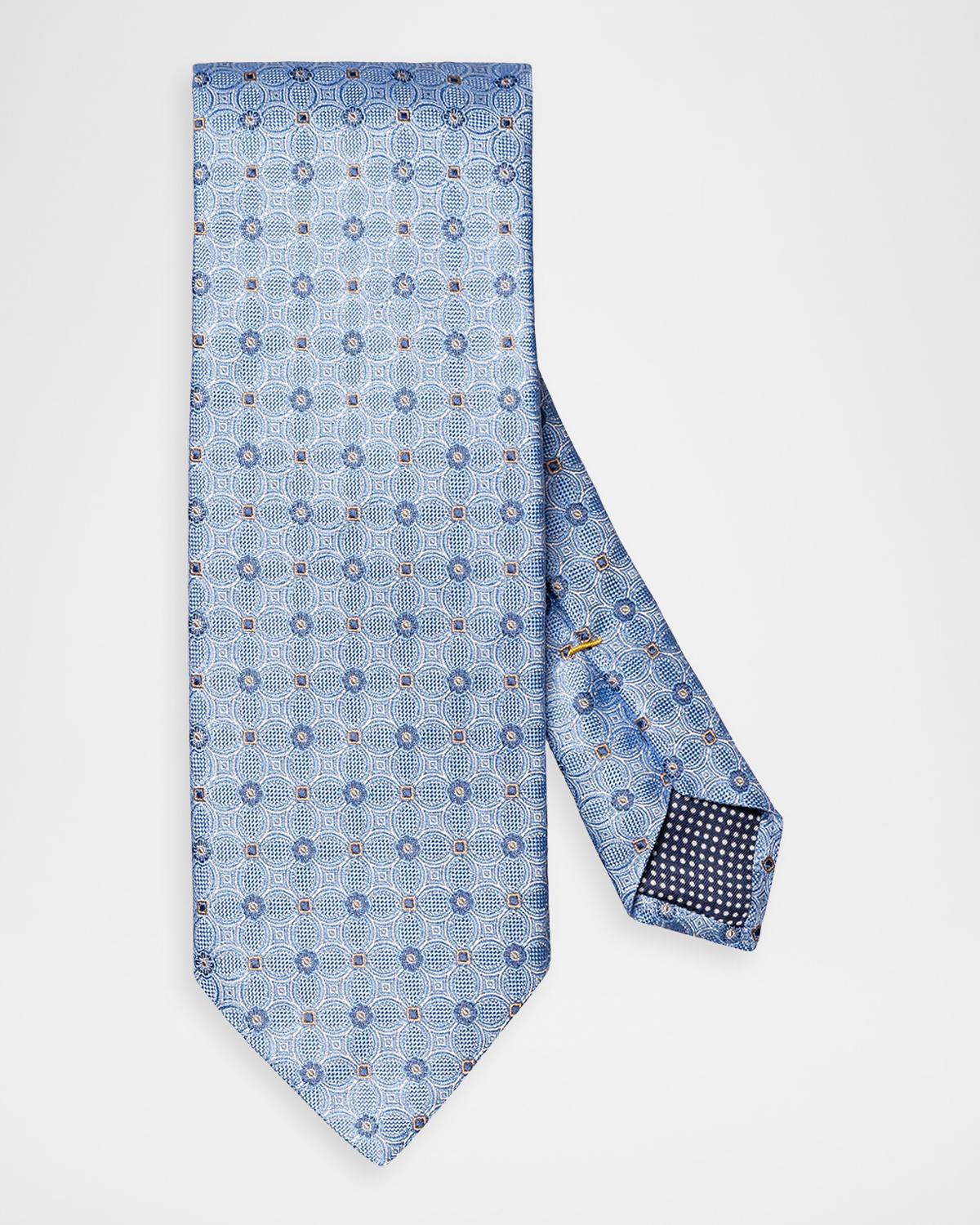 Eton Men's Floral-Medallion Silk Jacquard Tie