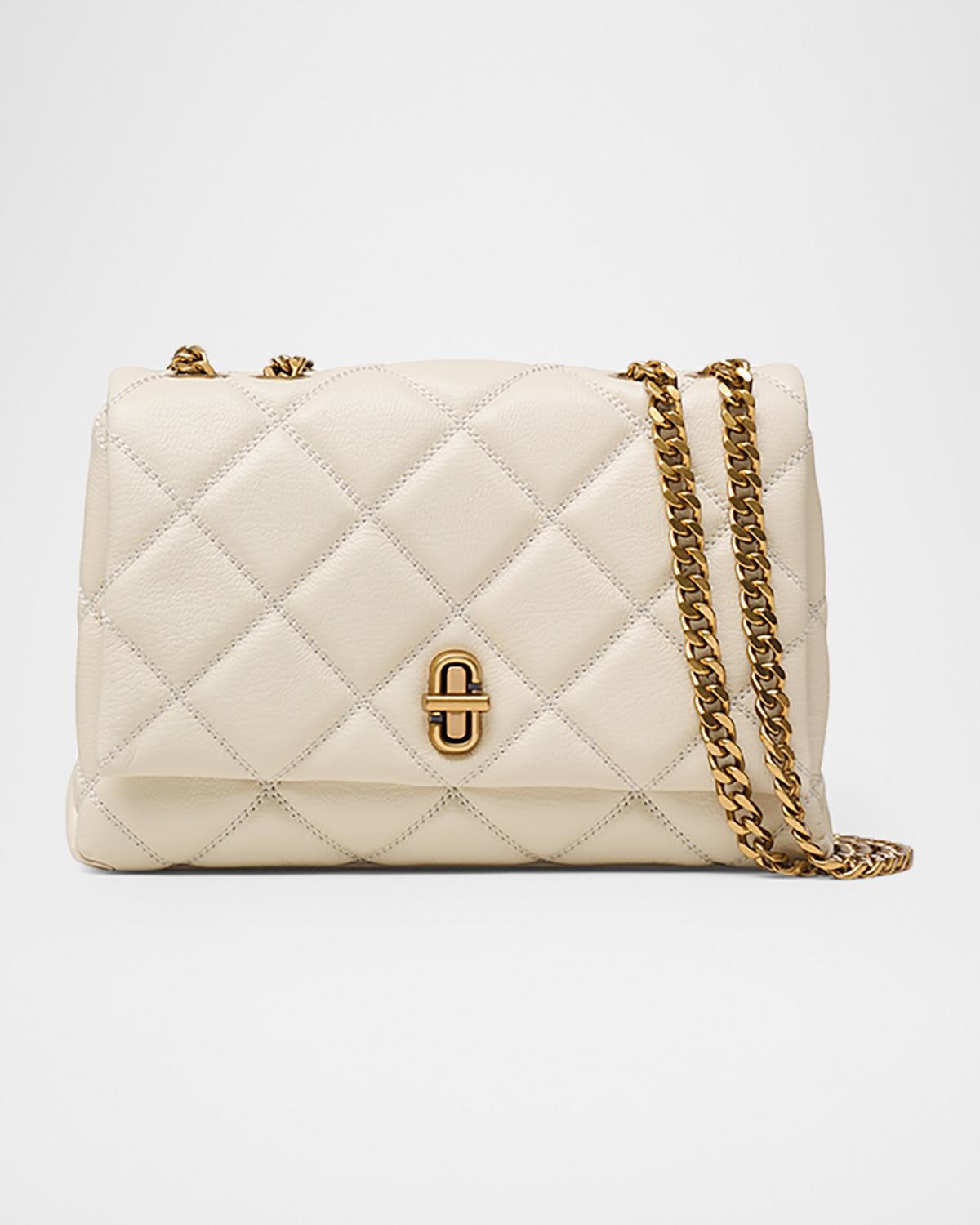 The Quilted Leather Slim Dual Convertible Shoulder Bag