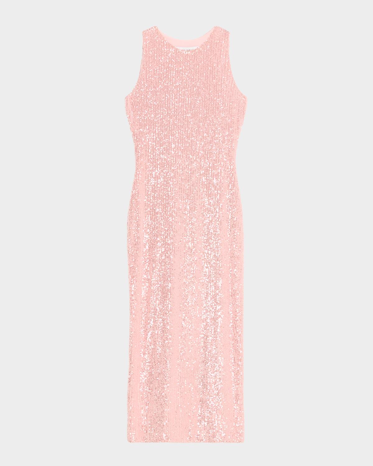 Prabal Gurung Sequined Halter Midi Tube Dress