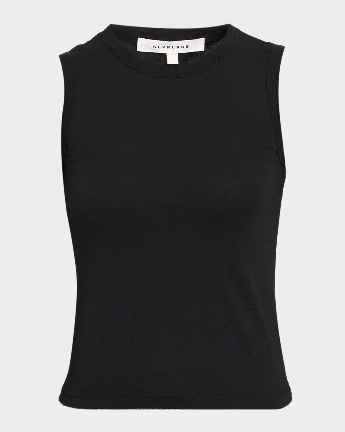 SLVRLAKE Crewneck Cotton Tank Top